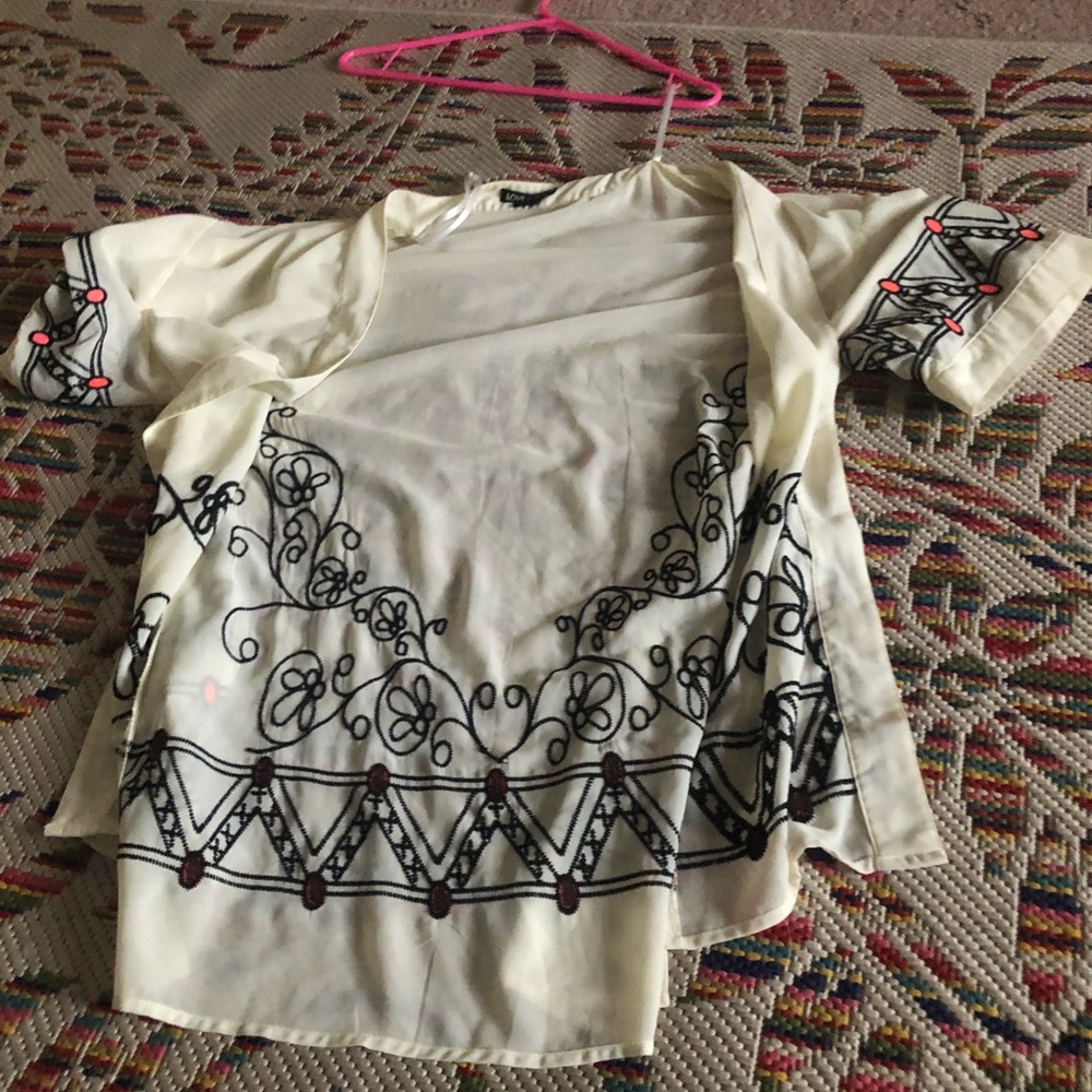 Off white kimono